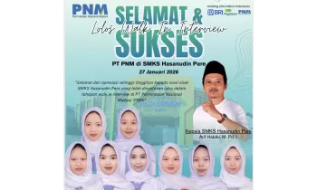 Selamat dan Sukses Lolos Rekrutmen PT PNM